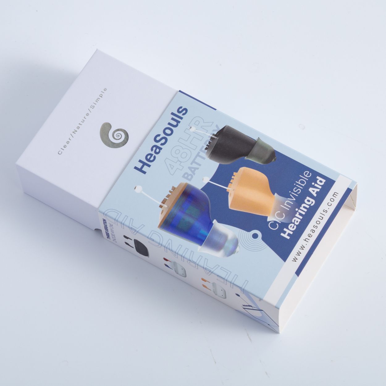 HeaSouls CIC Hearing Aids +  UV Sterilizer