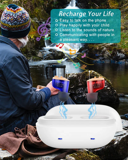 HeaSouls CIC Hearing Aids +  UV Sterilizer
