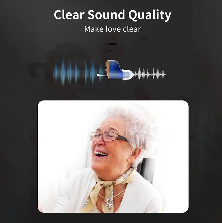 HeaSouls CIC Hearing Aids +  UV Sterilizer