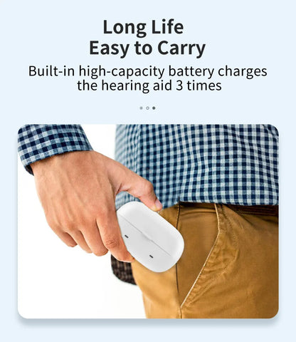 HeaSouls CIC Hearing Aids +  UV Sterilizer