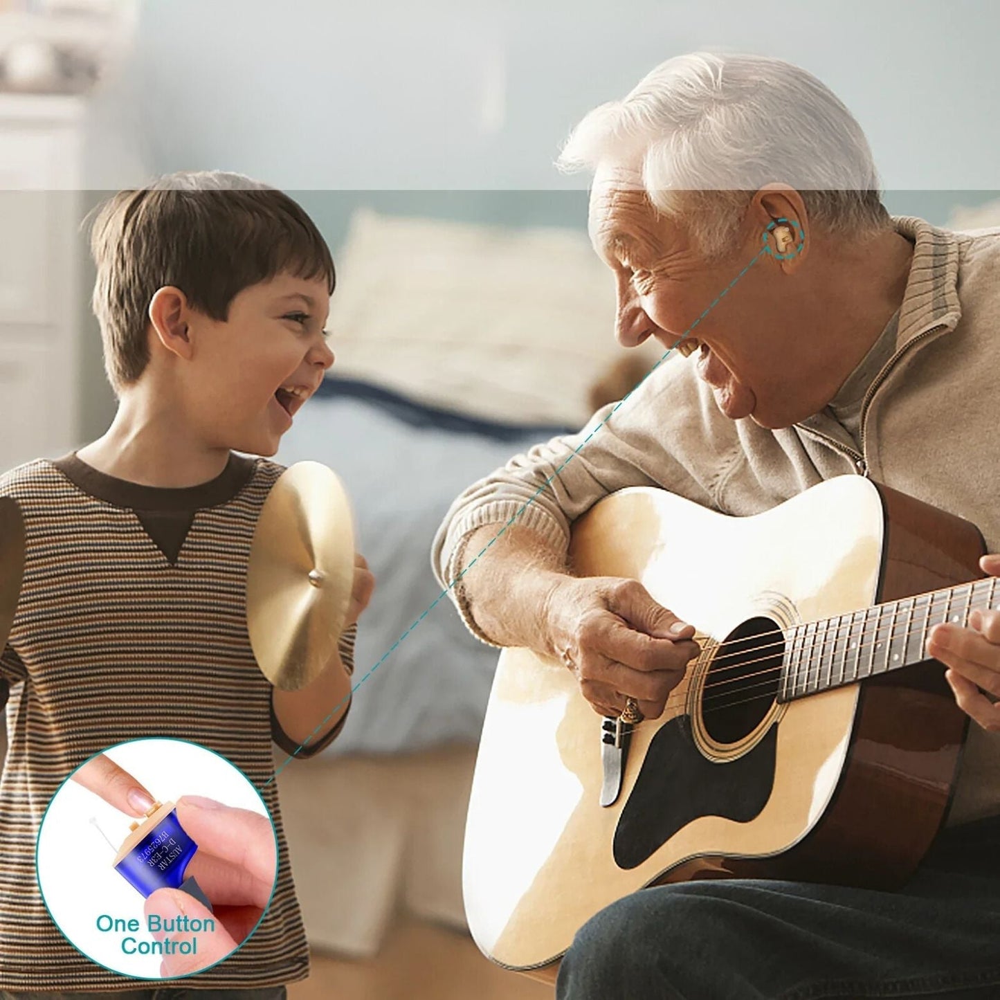 HeaSouls CIC Hearing Aids +  UV Sterilizer